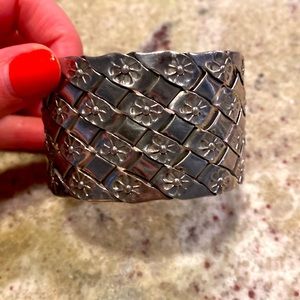 vintage silver cuff